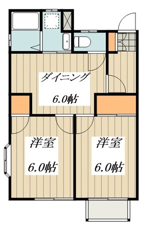 ハイツコクフの物件間取画像